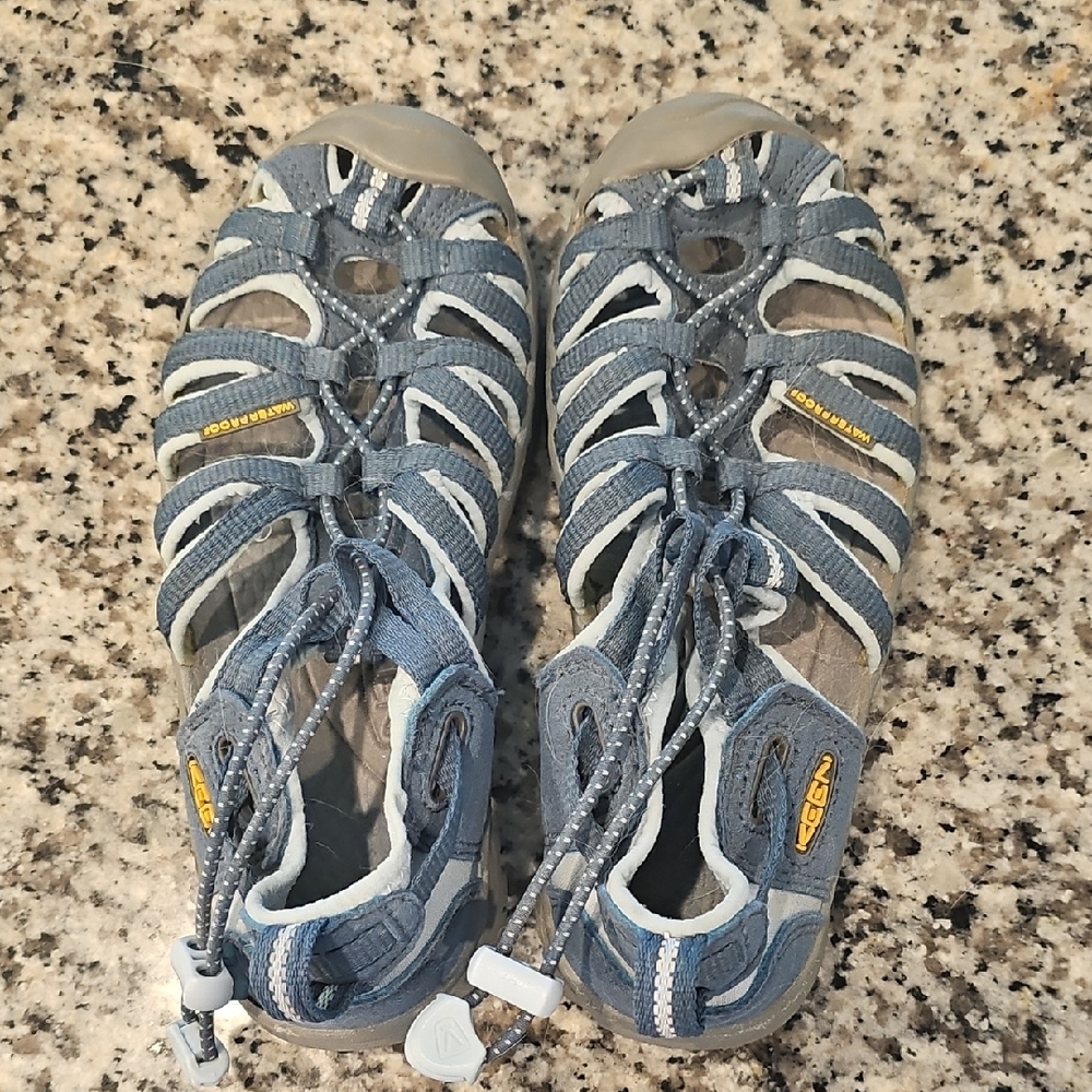 Keen Kids Water Shoes in Blue and Gray